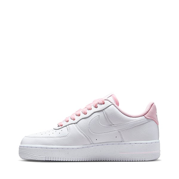 alternate view Womens Nike Air Force 1 '07 Vintage Athletic Shoe - Pink Foam / Grey Fog / Metallic Silver / WhiteALT1