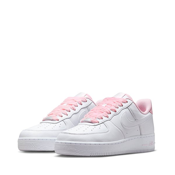 alternate view Womens Nike Air Force 1 '07 Vintage Athletic Shoe - Pink Foam / Grey Fog / Metallic Silver / WhiteALT5