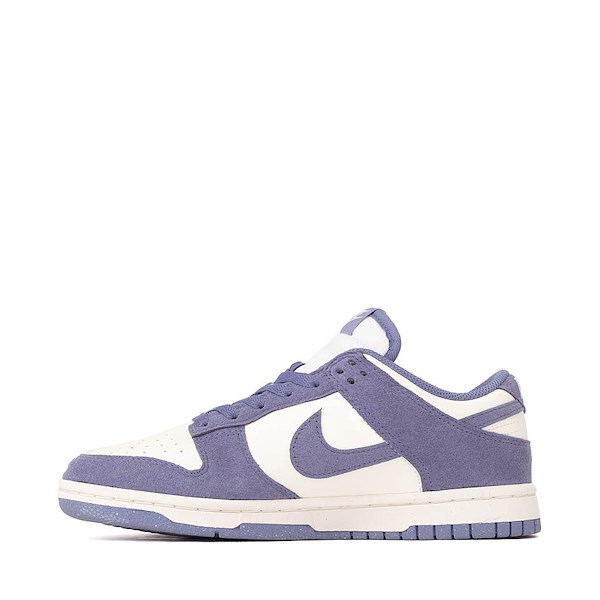 alternate view Womens Nike Dunk Low Athletic Shoe - Sail / Metallic Silver / World IndigoALT1