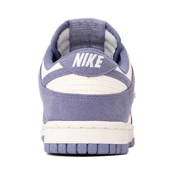 alternate view Womens Nike Dunk Low Athletic Shoe - Sail / Metallic Silver / World IndigoALT4