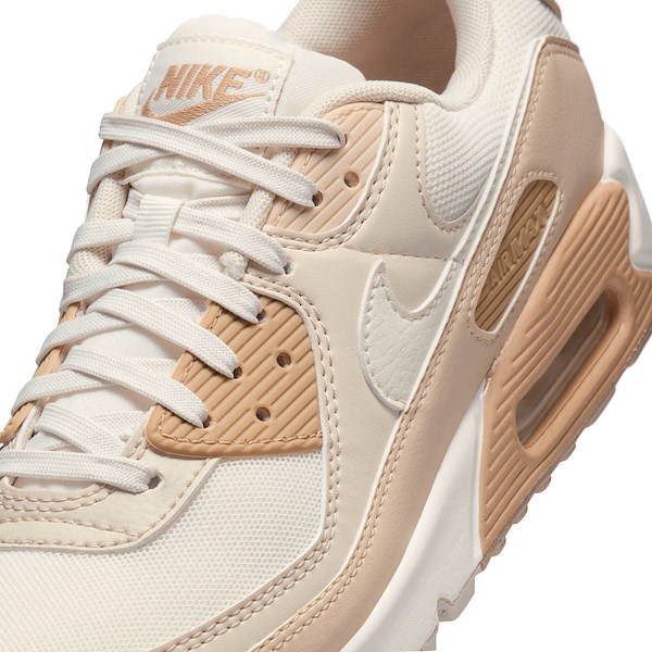 alternate view Womens Nike Air Max 90 Athletic Shoe - Phantom / Sanddrift / Light Orewood Brown / SailALT2B