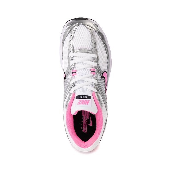 alternate view Womens Nike Air Max Moto 2K Athletic Shoe - White / Metallic Silver / Black / Pink SpellALT2