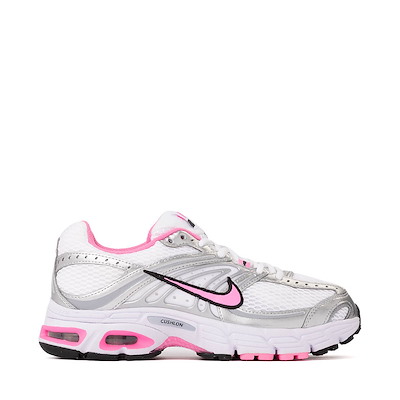 Womens Nike Air Max Moto 2K Athletic Shoe - White / Metallic Silver / Black / Pink Spell