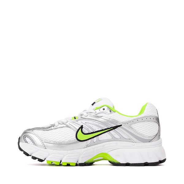alternate view Womens Nike Air Max Moto 2K Athletic Shoe - White / Cyber / Silver / BlackALT1