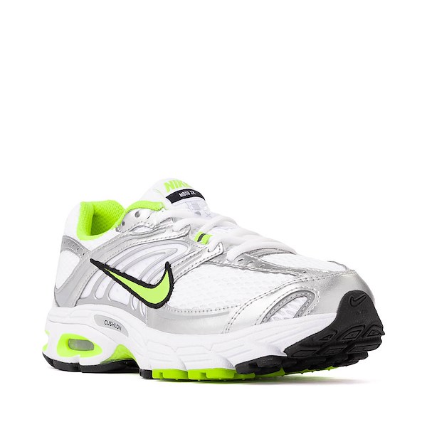 alternate view Womens Nike Air Max Moto 2K Athletic Shoe - White / Cyber / Silver / BlackALT5