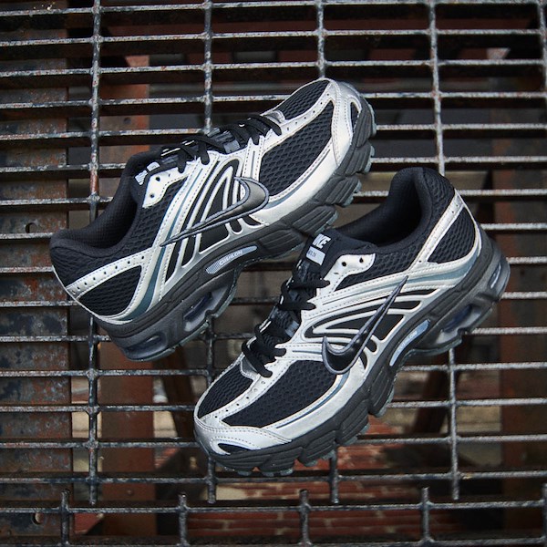 alternate view Womens Nike Air Max Moto 2K Athletic Shoe - Black / Metallic Silver / Anthracite / BlackHERO