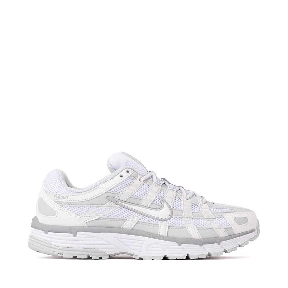 Womens Nike P-6000 Athletic Shoe - Metallic Summit White / Pure Platinum / Wolf Grey / White
