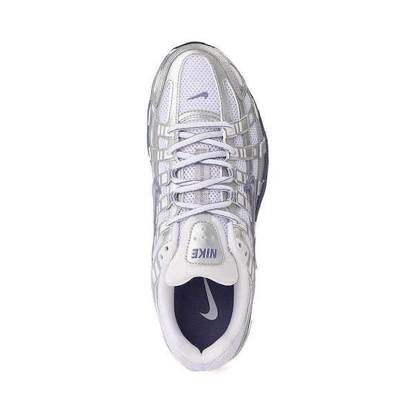 alternate view Womens NIke P-6000 Athletic Shoe - Metallic Silver / White / Black / World IndigoALT2