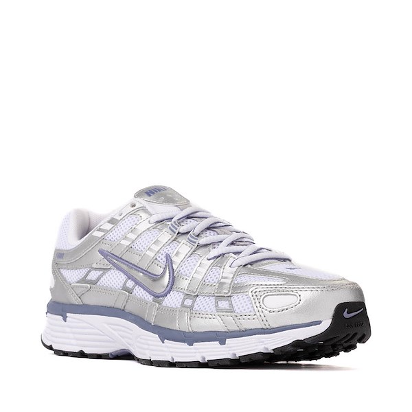 alternate view Womens NIke P-6000 Athletic Shoe - Metallic Silver / White / Black / World IndigoALT5