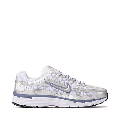 Womens Nike P-6000 Athletic Shoe - Metallic Silver / White / Black / World Indigo