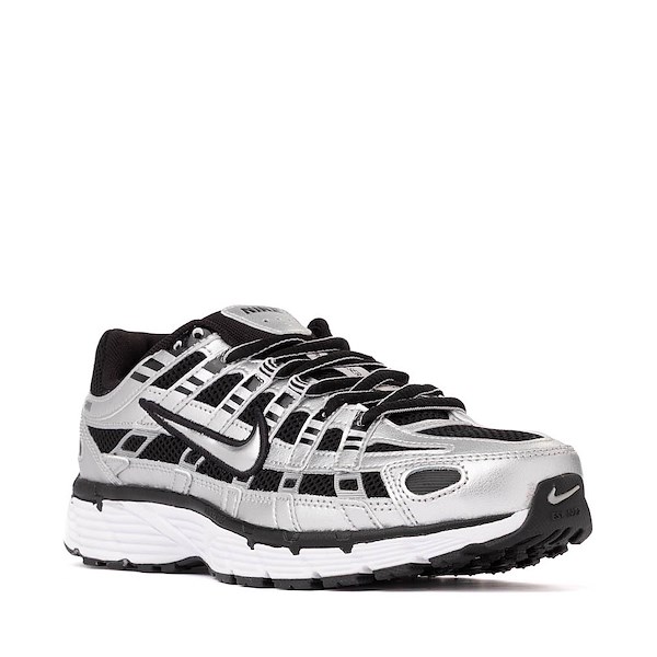 alternate view Womens Nike P-6000 Athletic Shoe - Metallic Silver / Black / White / Metallic SilverALT5