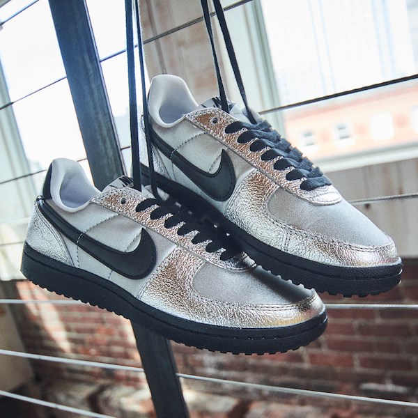 alternate view Womens Nike Field General Athletic Shoe - Metallic Silver / Photon Dust / White / BlackHERO