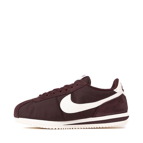alternate view Womens Nike Cortez Textile Athletic Shoe - Burgundy Crush / SailALT1