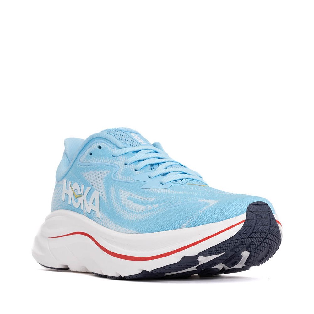 Womens HOKA Clifton 10 Athletic Shoe - Soaring Blue / Frost  display picture 2