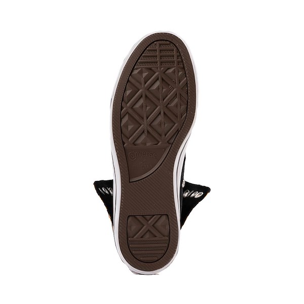 alternate view Womens Converse Chuck Taylor All Star Fold-Over High-Top Sneaker - Black / LeopardALT3