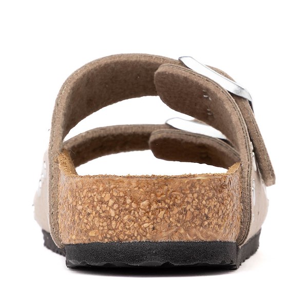 alternate view Birkenstock Arizona Rivets Slide Sandal - Big Kid - Gray TaupeALT4
