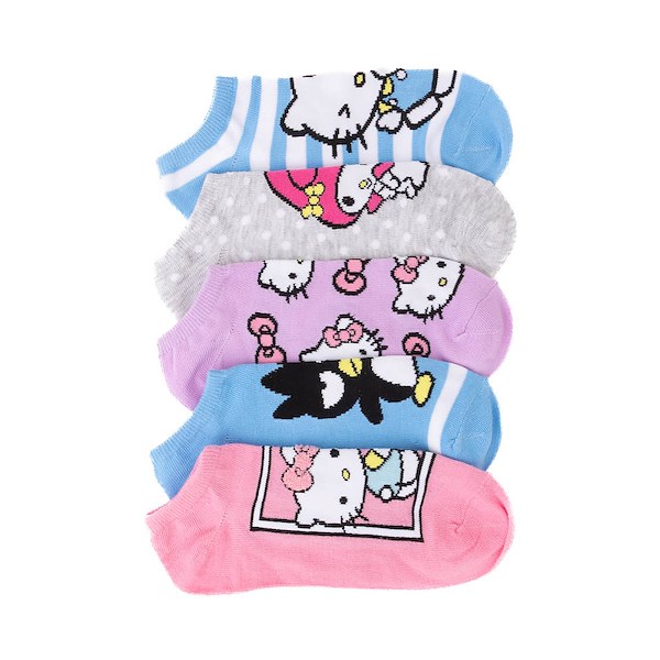 alternate view Womens Hello Kitty® & Friends Low-Cut Socks 5 Pack - MulticolorALT1