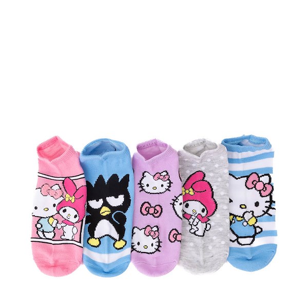 alternate view Womens Hello Kitty® & Friends Low-Cut Socks 5 Pack - MulticolorALT3