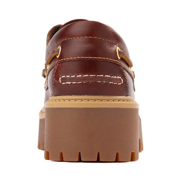 alternate view Womens Timberland&reg; Stone Street Premium Boat Shoe - RootbeerALT4