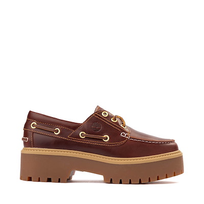 Main view of Womens Timberland&amp;reg; Stone Street Premium Boat Shoe - Rootbeer