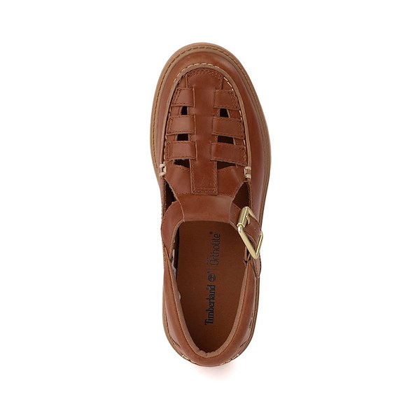 alternate view Womens Timberland&reg; Stone Street Platform Buckle Shoe - RustALT2