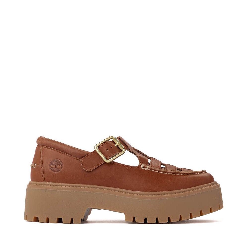 Womens Timberland&reg; Stone Street Platform Buckle Shoe - Rust