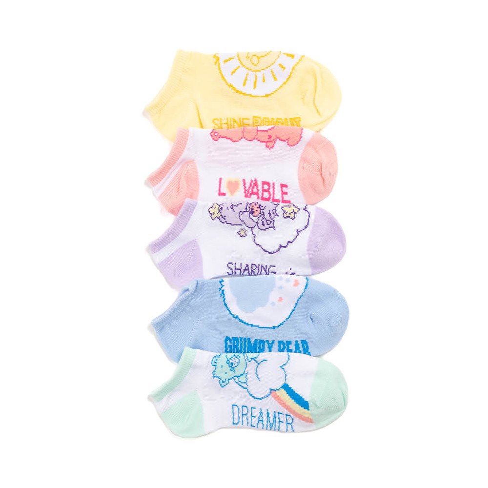 Care Bears Low Cut Socks 5 Pack - Little Kid - Multicolor