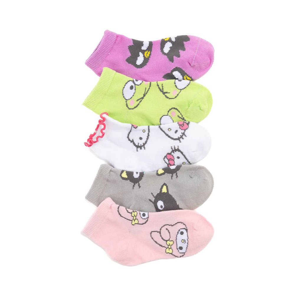 Hello Kitty&reg; Quarter Socks 5 Pack - Toddler - Multicolor