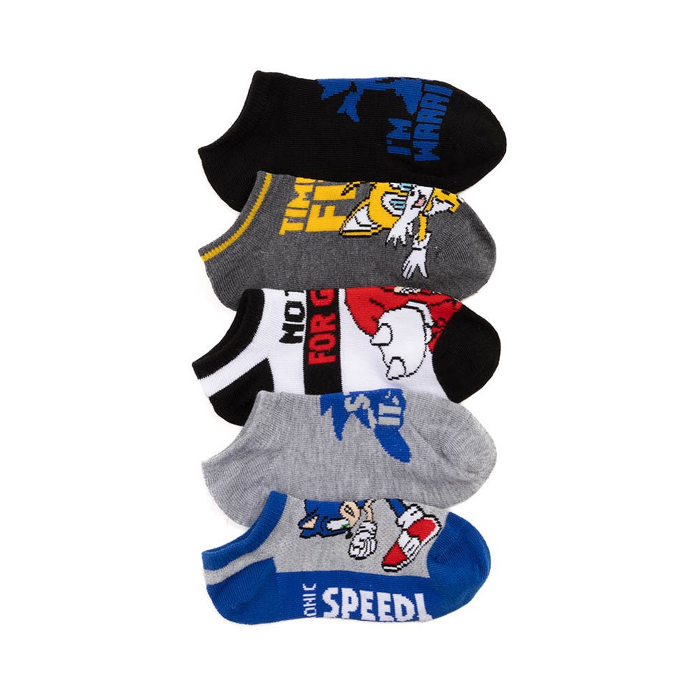 Sonic the Hedgehog&trade; Low Cut Socks 5 Pack - Little Kid - Multicolor
