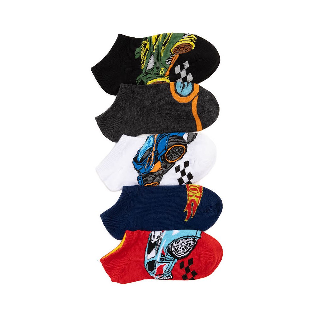 Hot Wheels&trade; Low Cut Socks 5 Pack - Little Kid - Multicolor