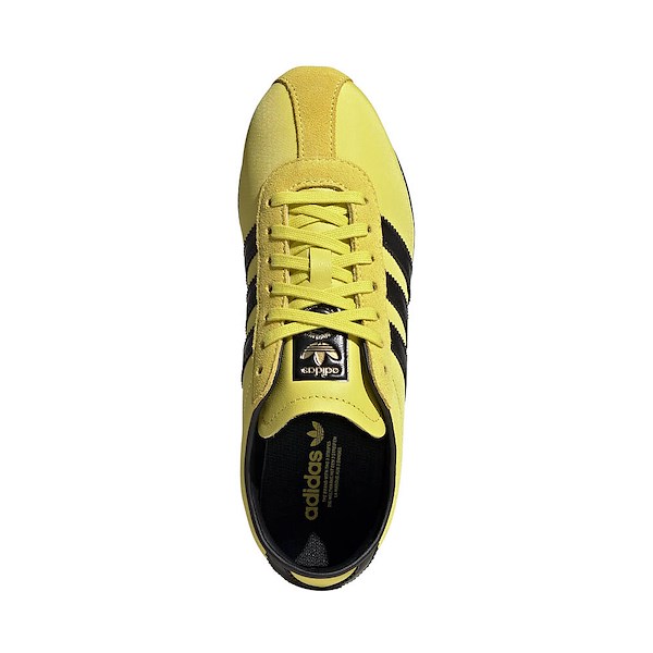 alternate view Womens adidas Tokyo Athletic Shoe - Pure Sulfur / Dark Brown / Gold MetallicALT2
