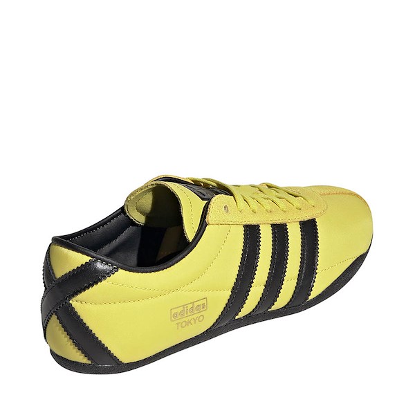 alternate view Womens adidas Tokyo Athletic Shoe - Pure Sulfur / Dark Brown / Gold MetallicALT4