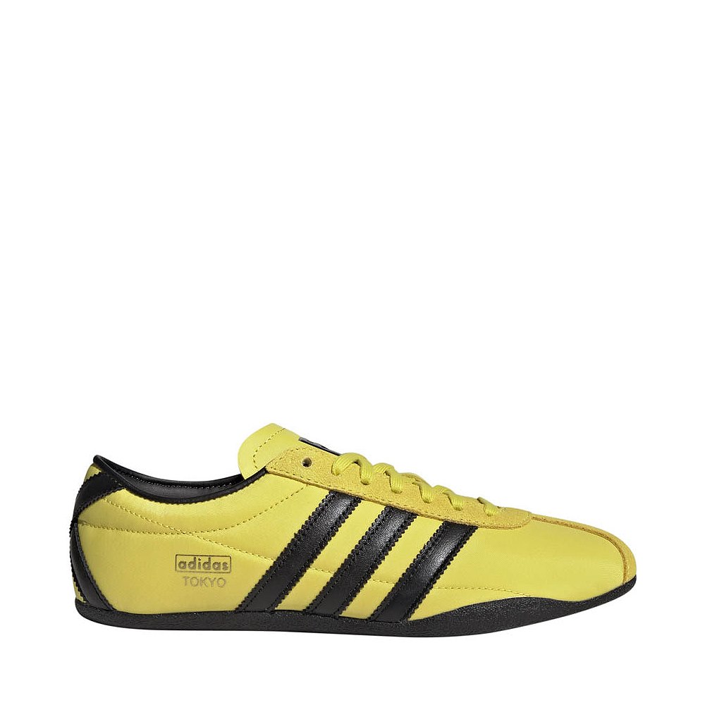 Womens adidas Tokyo Athletic Shoe - Pure Sulfur / Dark Brown / Gold Metallic