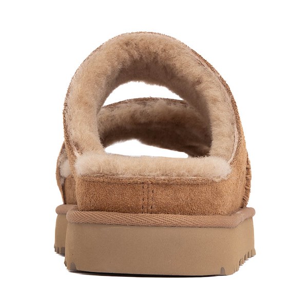 alternate view Womens UGG&reg; Greenport Cross Strap Slide Sandal - ChestnutALT4