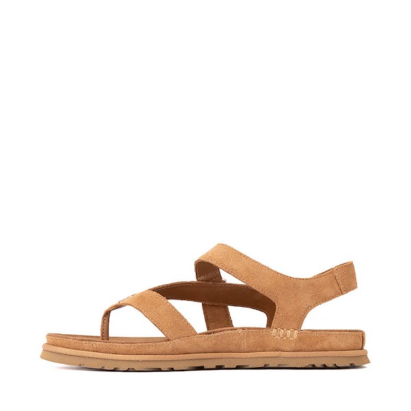alternate view Womens UGG&reg; GoldenGaze Toe Post Sandal - ChestnutALT1