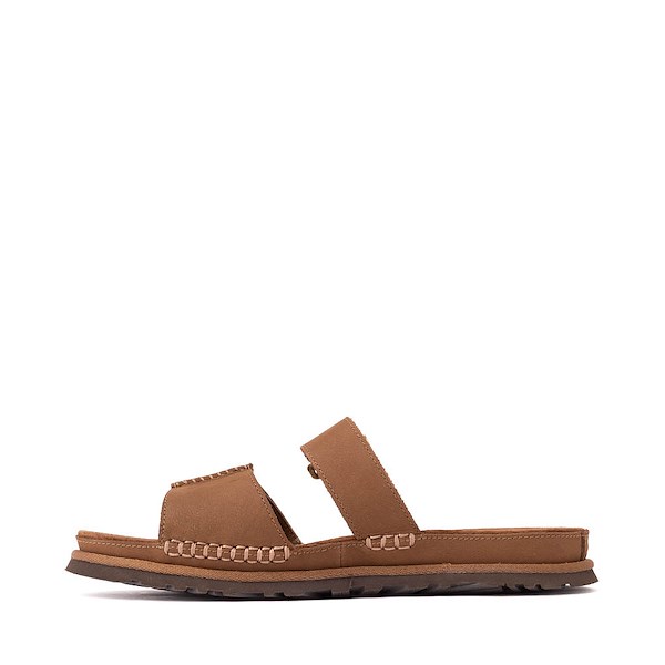 alternate view Womens UGG&reg; GoldenGaze Toe Post Sandal - Dark ChestnutALT1