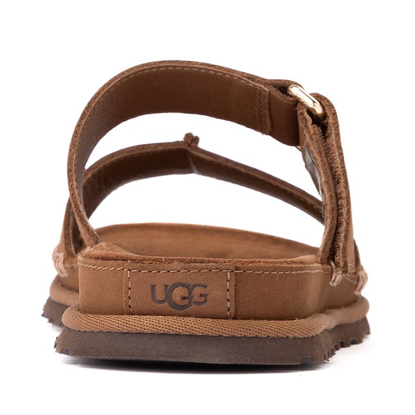 alternate view Womens UGG&reg; GoldenGaze Toe Post Sandal - Dark ChestnutALT4