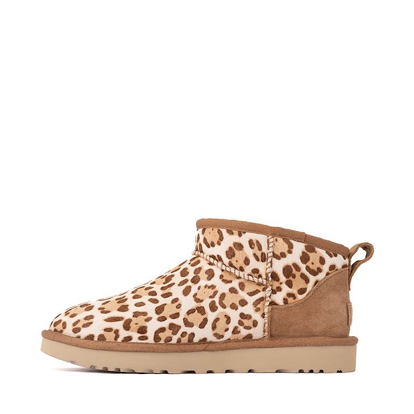 alternate view Womens UGG&reg; Classic Ultra Mini Boot - Felicity Leopard JasmineALT1