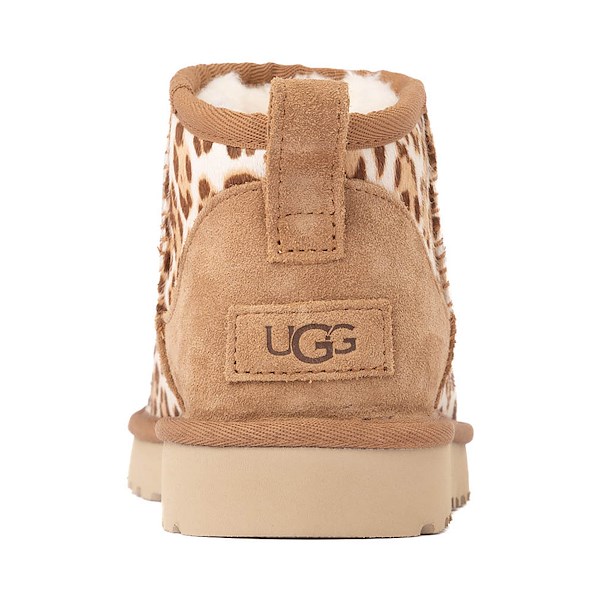 alternate view Womens UGG&reg; Classic Ultra Mini Boot - Felicity Leopard JasmineALT4