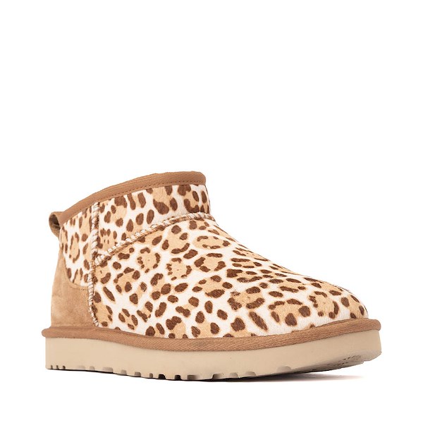alternate view Womens UGG&reg; Classic Ultra Mini Boot - Felicity Leopard JasmineALT5
