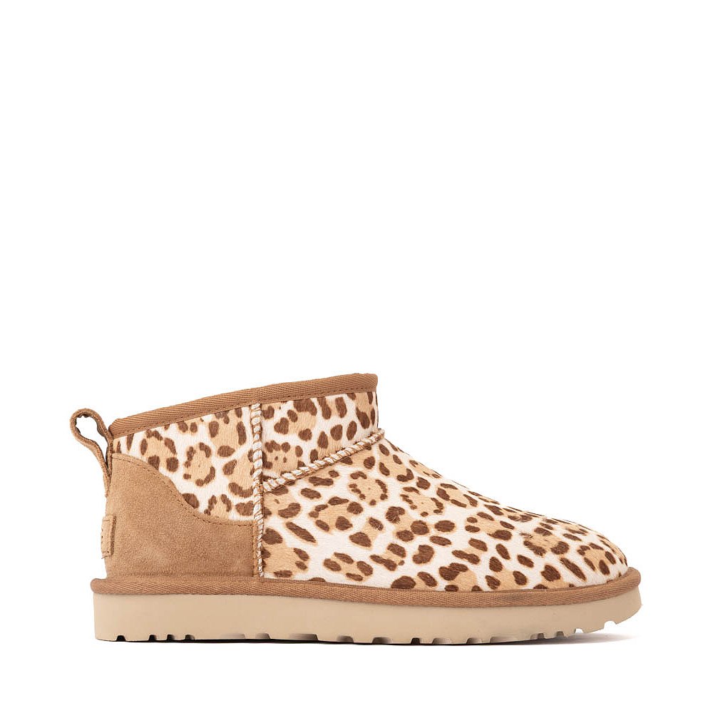 Womens UGG&reg; Classic Ultra Mini Boot - Felicity Leopard Jasmine