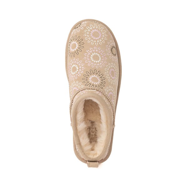 alternate view Womens UGG&reg; Classic Micro Sun Stitch Boot - Mustard SeedALT2