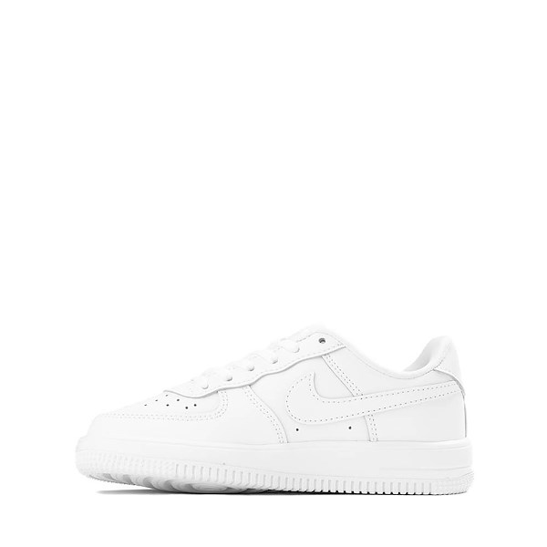 alternate view Nike Force 1 Low Athletic Shoe - Little Kid - White / White / White / WhiteALT1