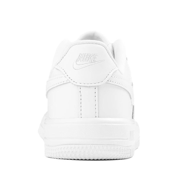 alternate view Nike Force 1 Low Athletic Shoe - Little Kid - White / White / White / WhiteALT4