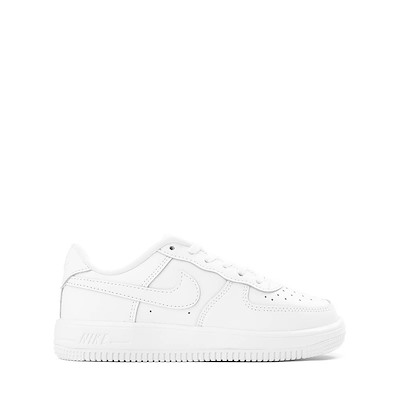 Main view of Nike Force 1 Low Athletic Shoe - Little Kid - White / White / White / White