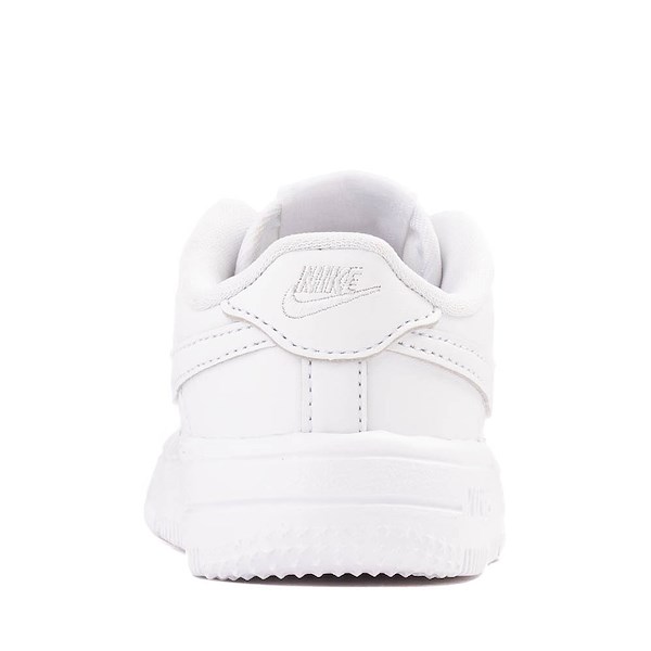 alternate view Nike Air Force 1 Low Athletic Shoe - Baby / Toddler - White / White / White / WhiteALT4