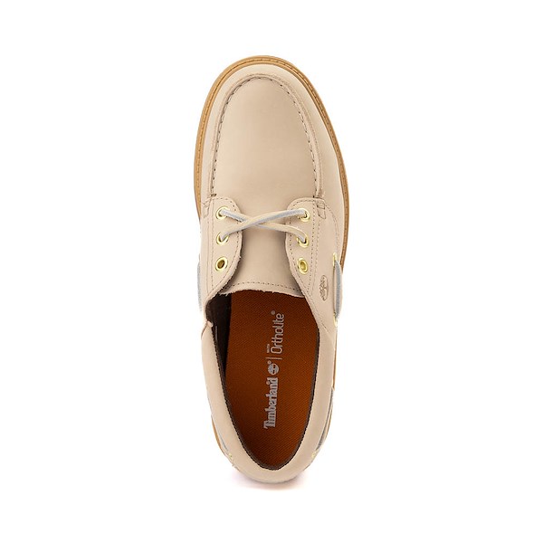 alternate view Womens Timberland&reg; Stone Street Premium Boat Shoe - TaupeALT2