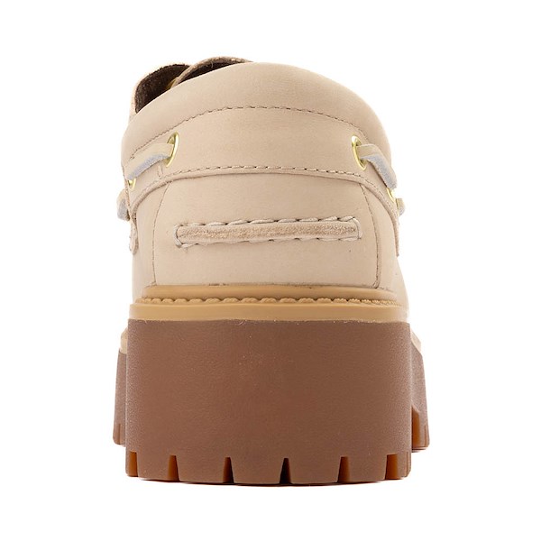 alternate view Womens Timberland&reg; Stone Street Premium Boat Shoe - TaupeALT4