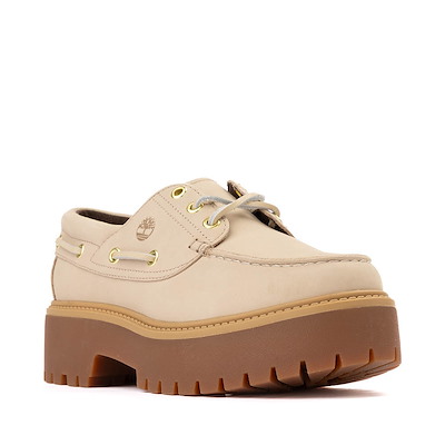 Womens Timberland® Stone Street Premium Boat Shoe - Taupe | Journeys