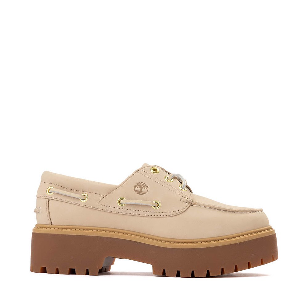 Womens Timberland&reg; Stone Street Premium Boat Shoe - Taupe